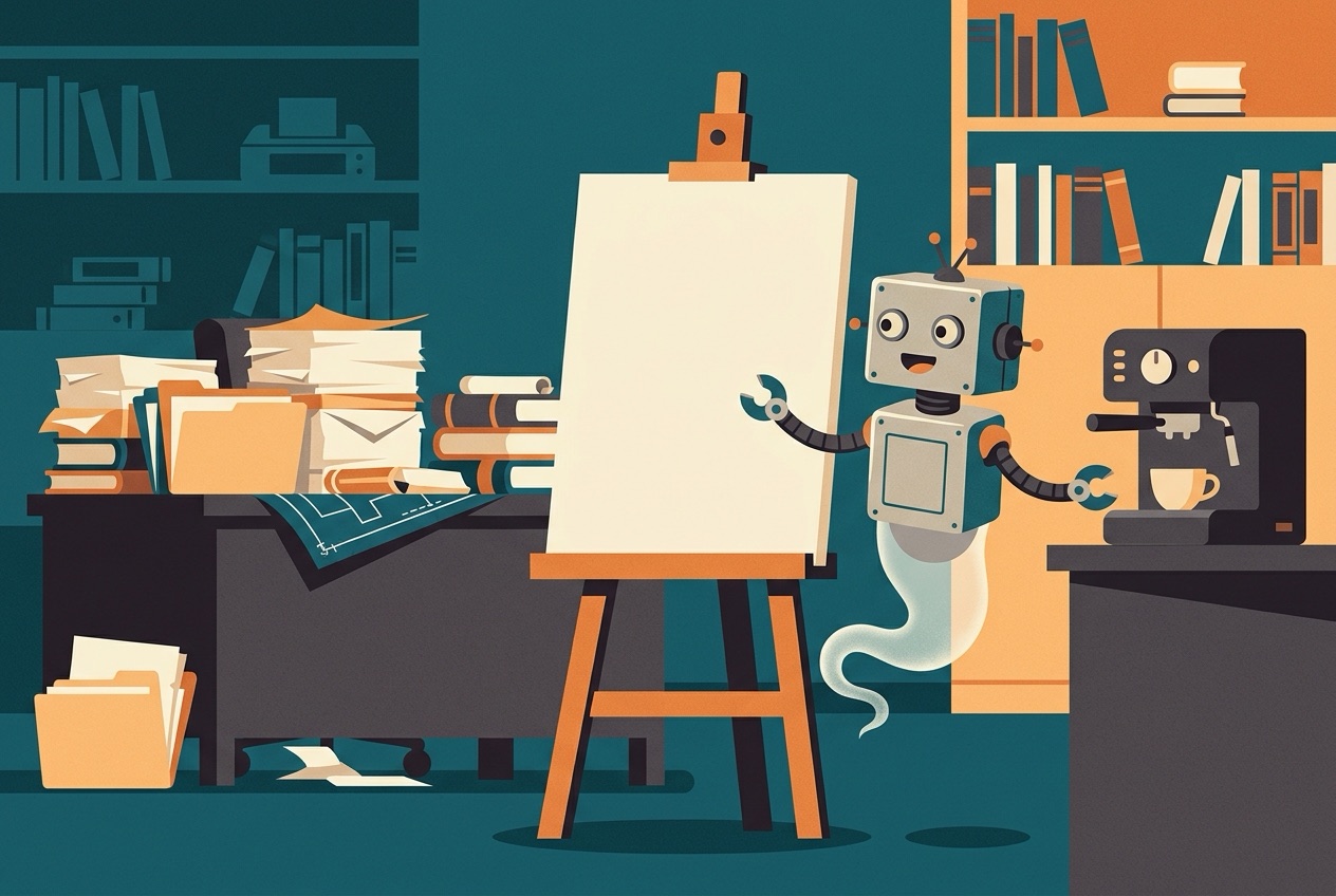 The ghost intern: it zealously describes the task